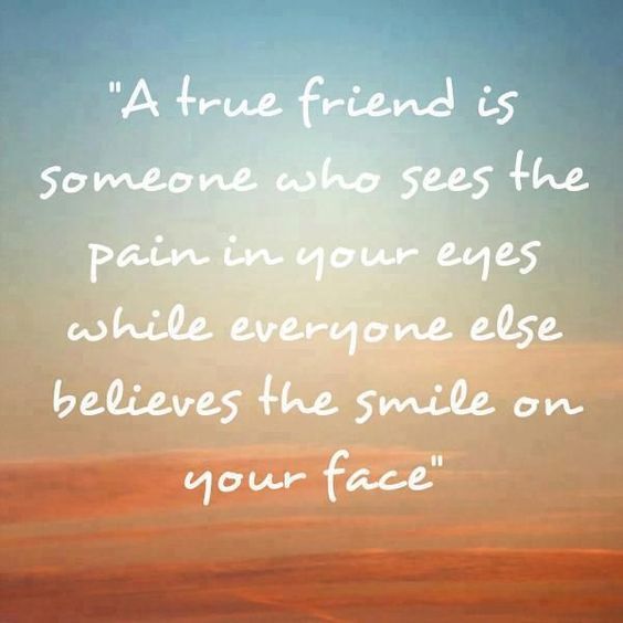 A True Friend Is Someone Who True Friendship Quotes