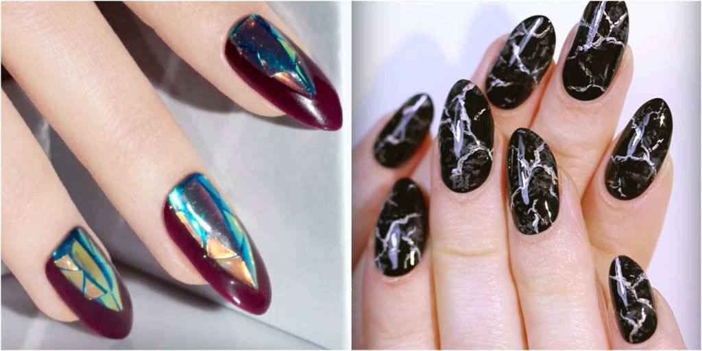 Best designs Marble nail art