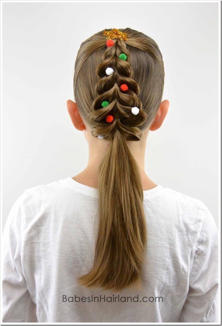 Christmas long style Kids Hairstyle