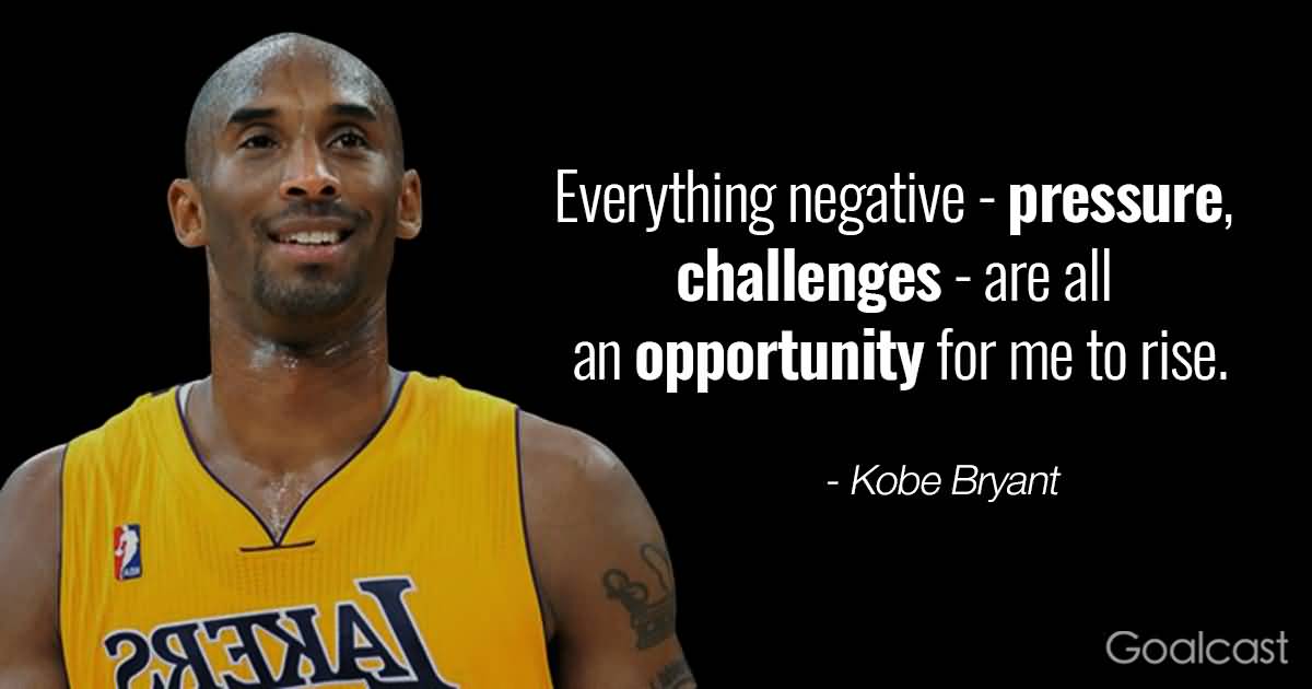 Everything Negative Pressure Challenges Basketball Quotes