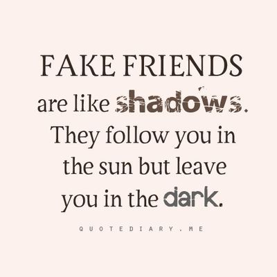 Fake Friends Are Like True Friendship Quotes