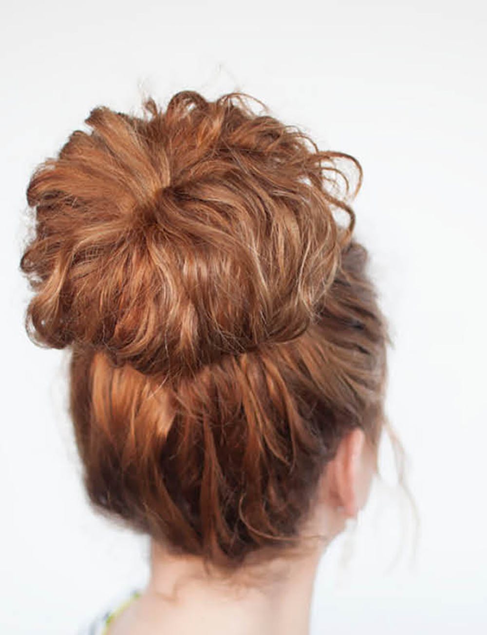 Fancy curly Bun Hairstyle