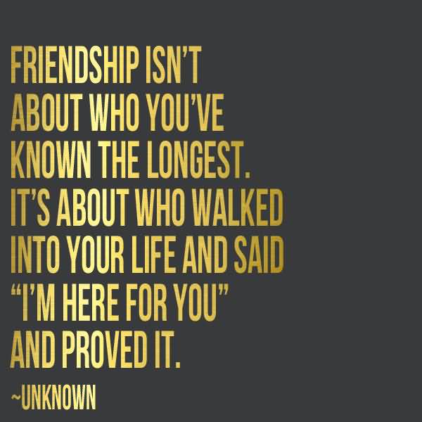 Friendship Isn't About Who True Friendship Quotes