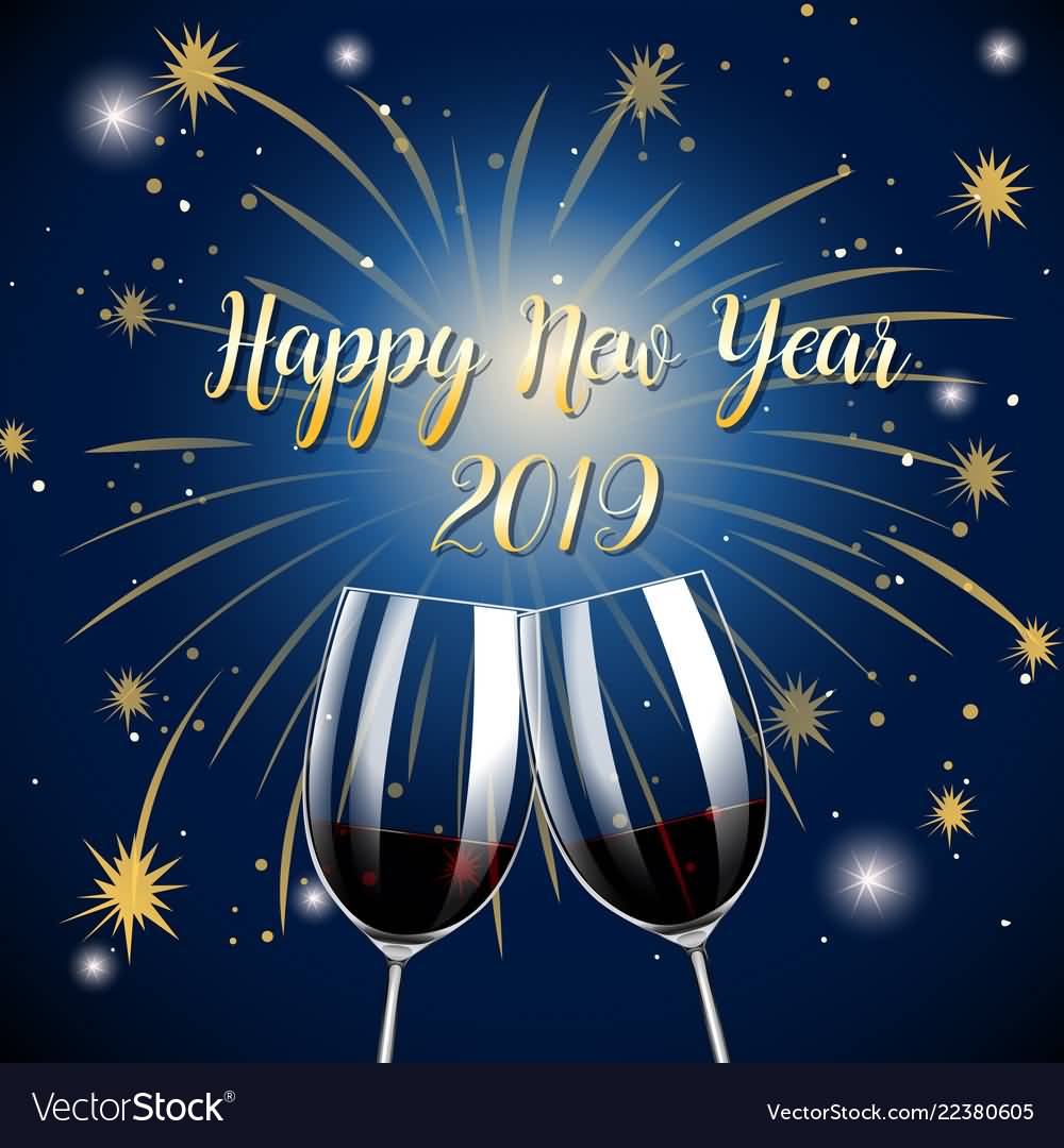 Happy New Year 2019 Wish Greeting