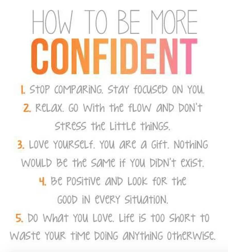 How To Be More Confidence Quotes