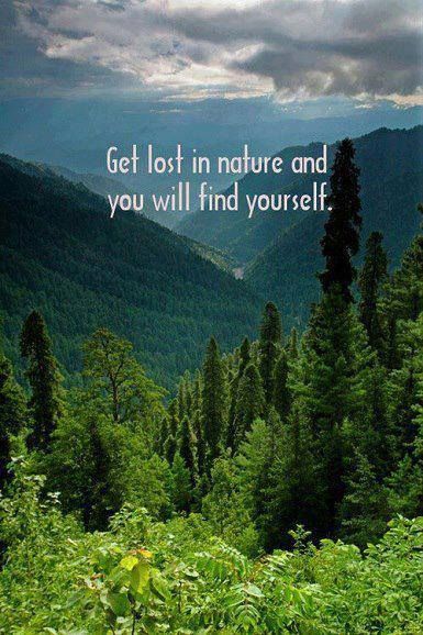 Inspirational Nature Quotes and Sayings Get Lost In Nature
