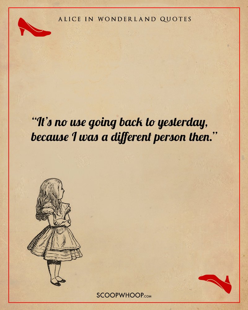 It's No Use Going Alice In Wonderland Quotes