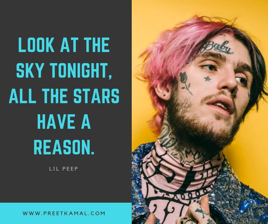 Look At The Sky Lil Peep Quotes