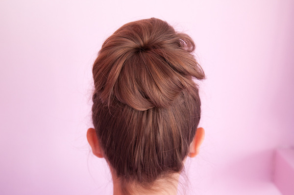 New Stylish cut Bun Hairstyle