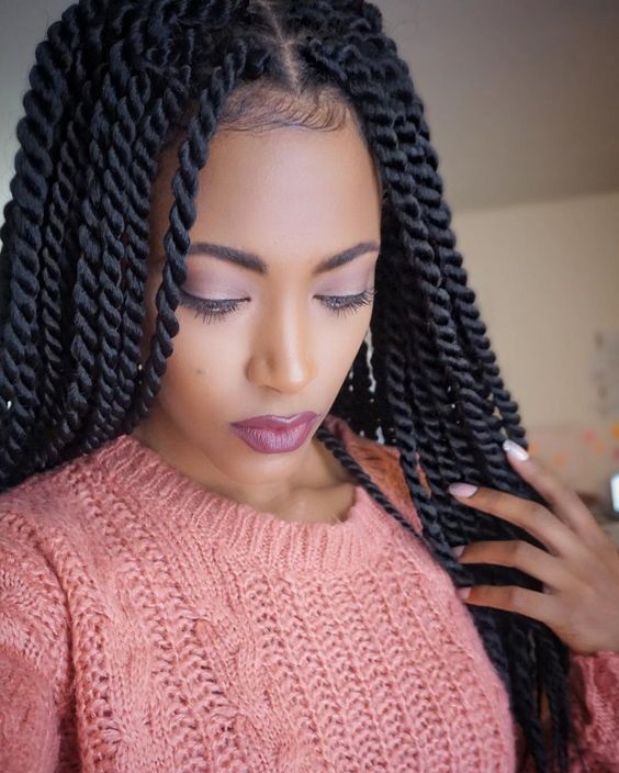 New look black Braid Hairstyle