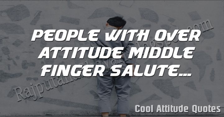 People With Over Middle Attitude Quotes