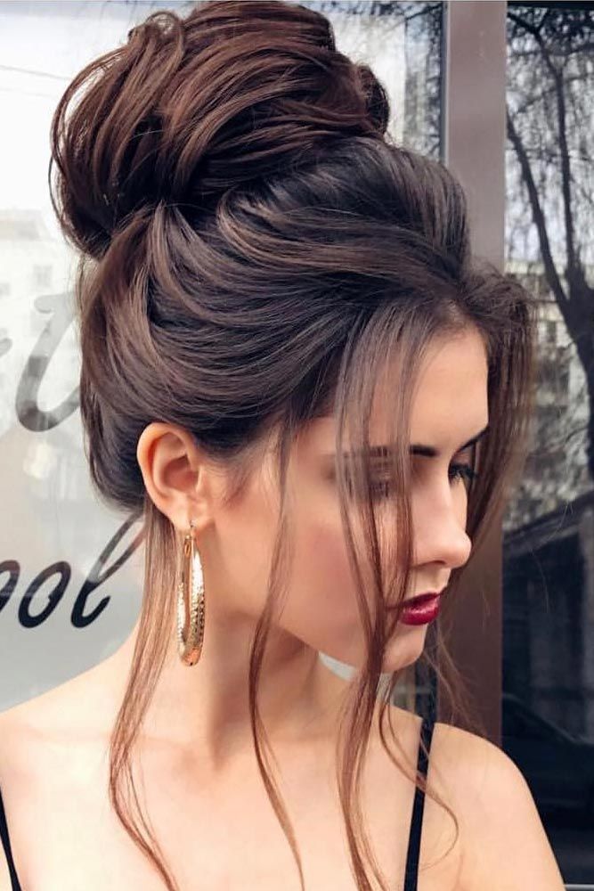 Pretty party wear Bun Hairstyle