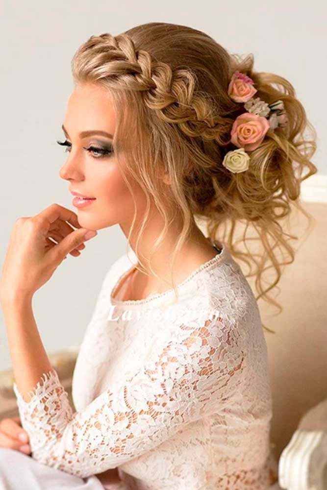 Wedding braid Bun Hairstyle