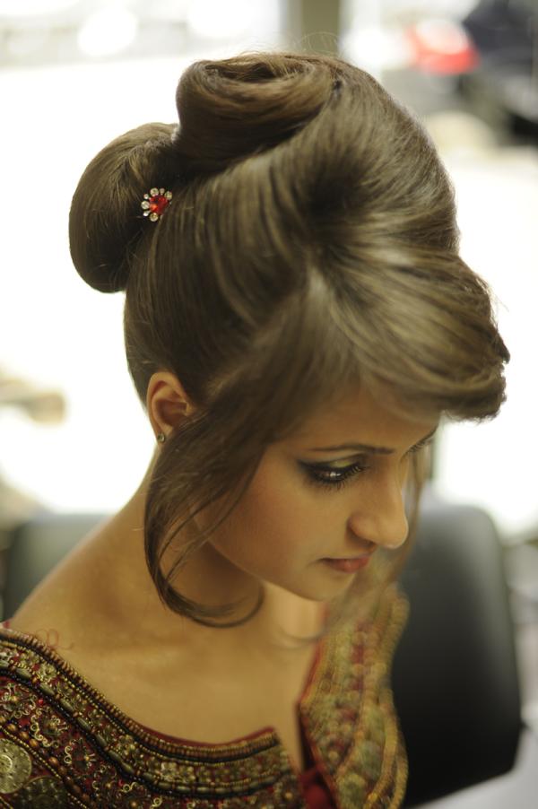 Wedding Indian Bun Hairstyle