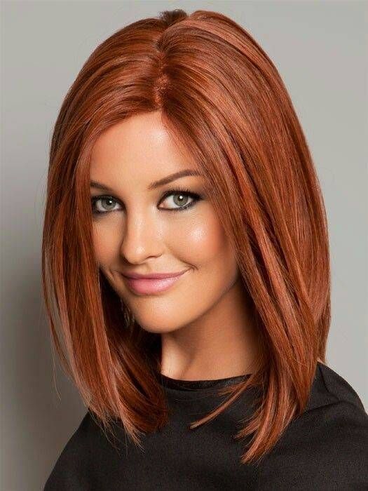 Attractive red style Shoulder Length Hairstyle