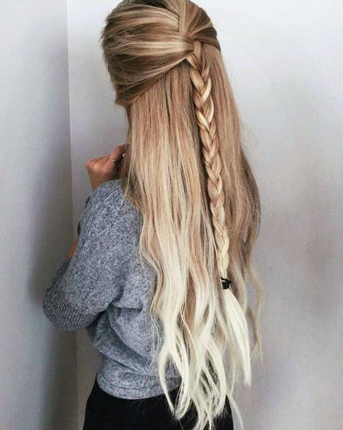 Awesome braid style for college girl Long Hairstyle