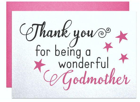 Beautiful greeting wish for wonderful Godmother