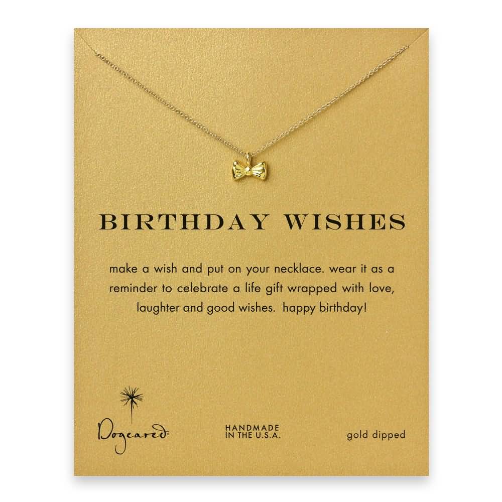 Birthday wishes for dear lovely Wife with necklace from husband