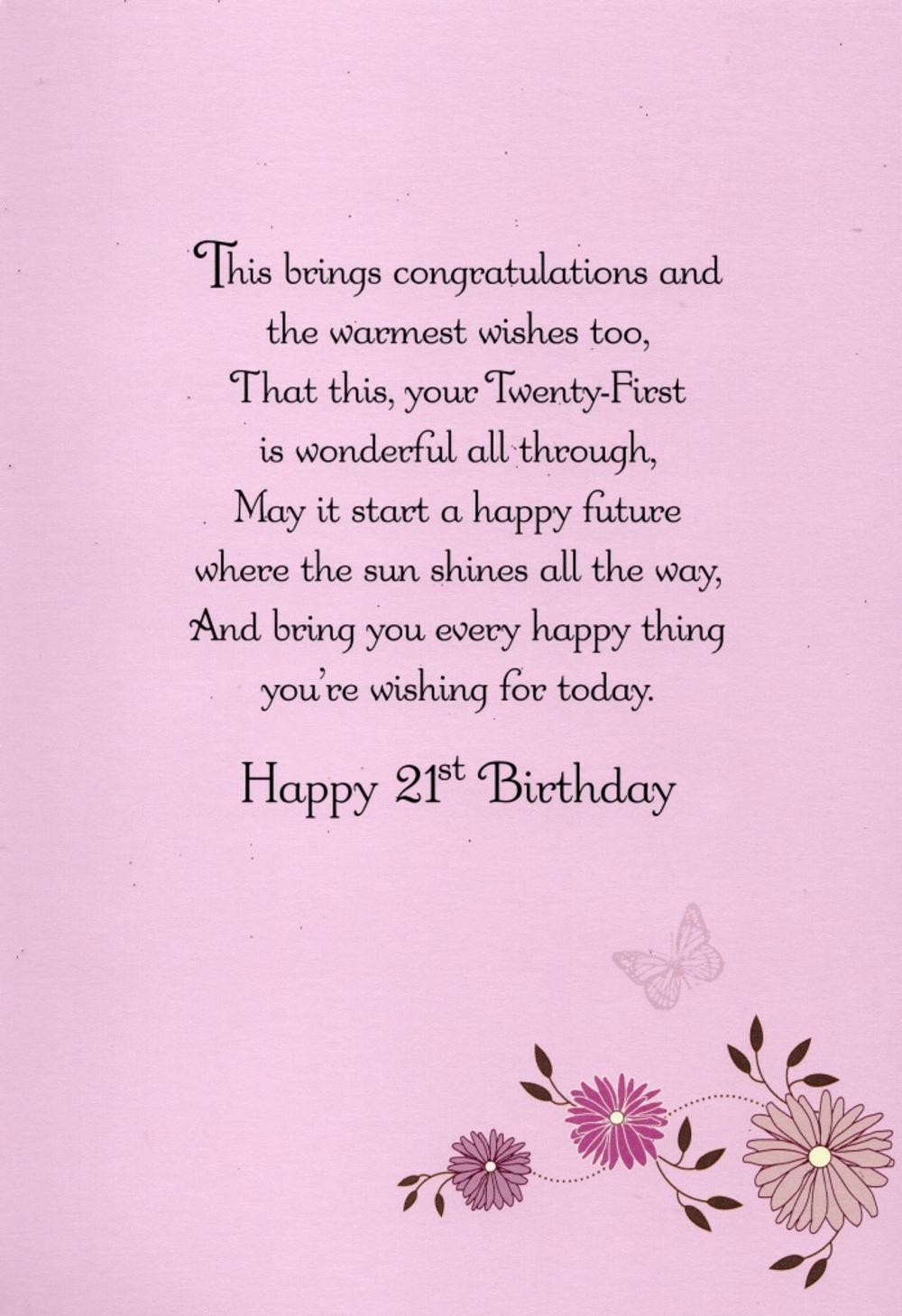 Conratulations And Wishes For Goddaughter On Your 21st Happy Birthday Preet Kamal