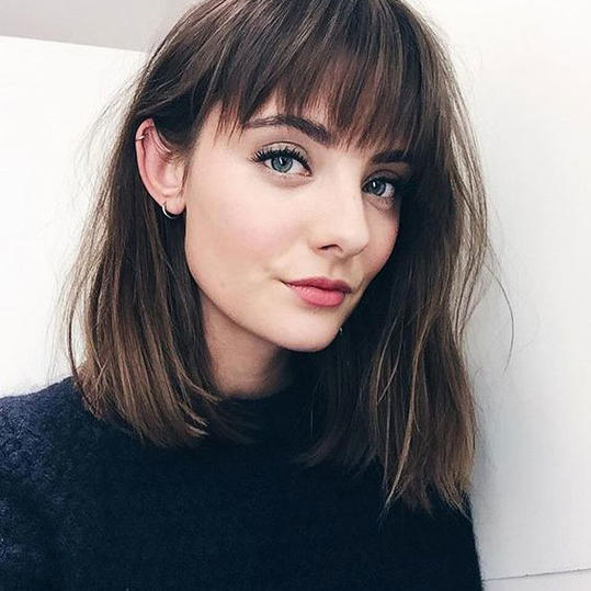 Cute style for teenage Shoulder Length Hairstyle