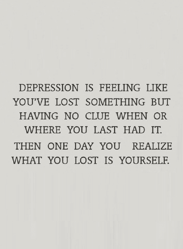 Depression Is Feeling Like Depression Quotes
