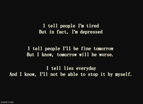 I Tell People I'm Depression Quotes