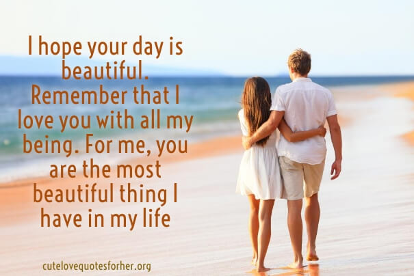 I hope your day is beautiful remember that wife birthday quote for her from hubby