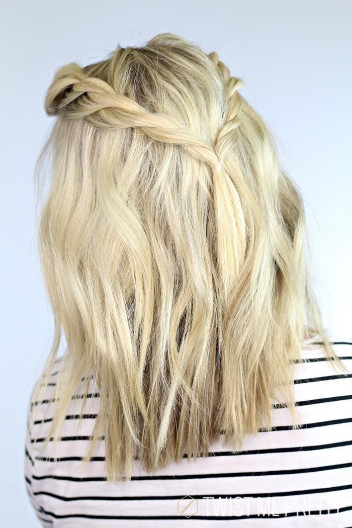 Lovely braid style for girls Shoulder Length Hairstyle