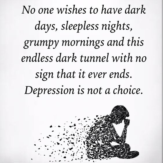 No One Wishes To Depression Quotes