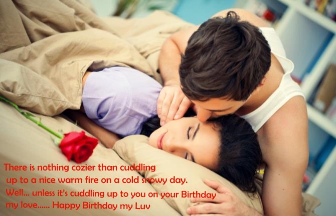 There is nothing cozier than cuddling up to for special Wife birthday messages