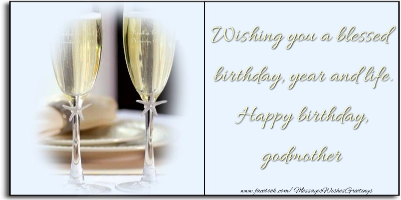 Wishing you a blessed birthday Godmother