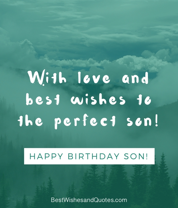 Wonderful birthday quote wishes for lovely Son from father