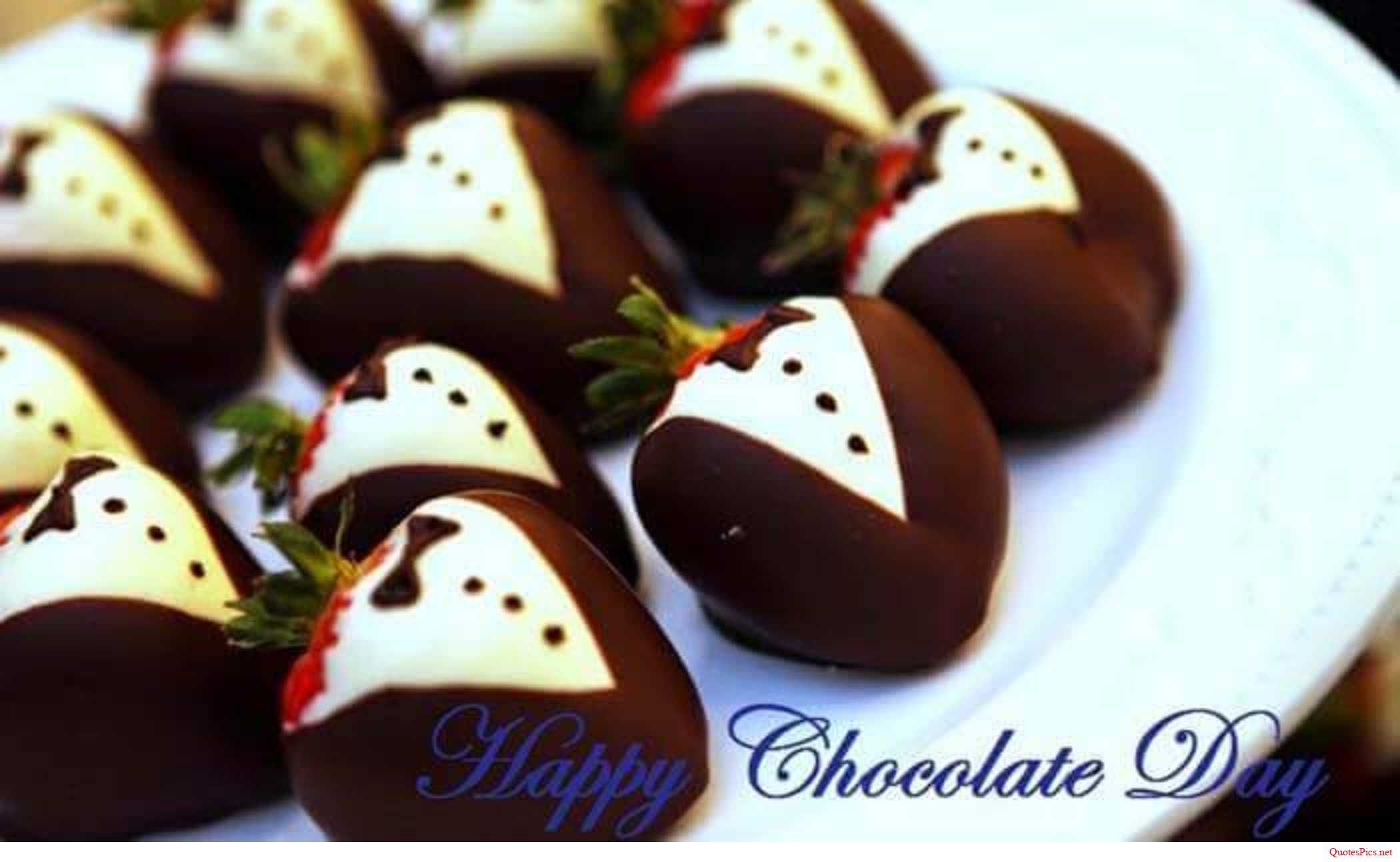 Happy Chocolate Day amazing choco wallpaper wish for dear handsome