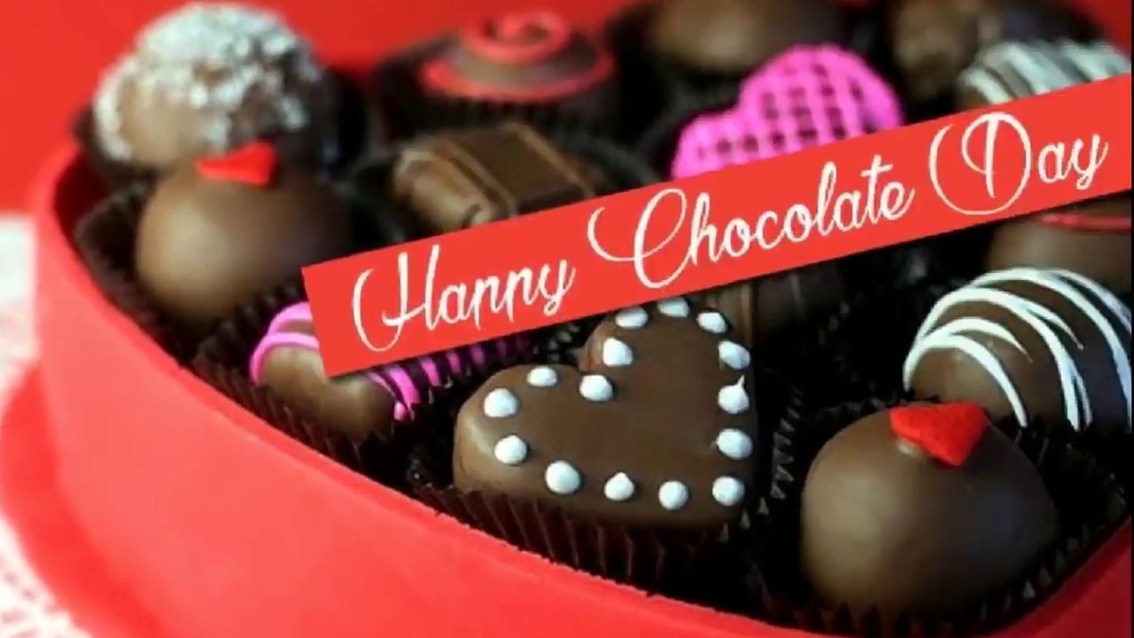 Happy Chocolate Day cute wallpaper image wish for your love