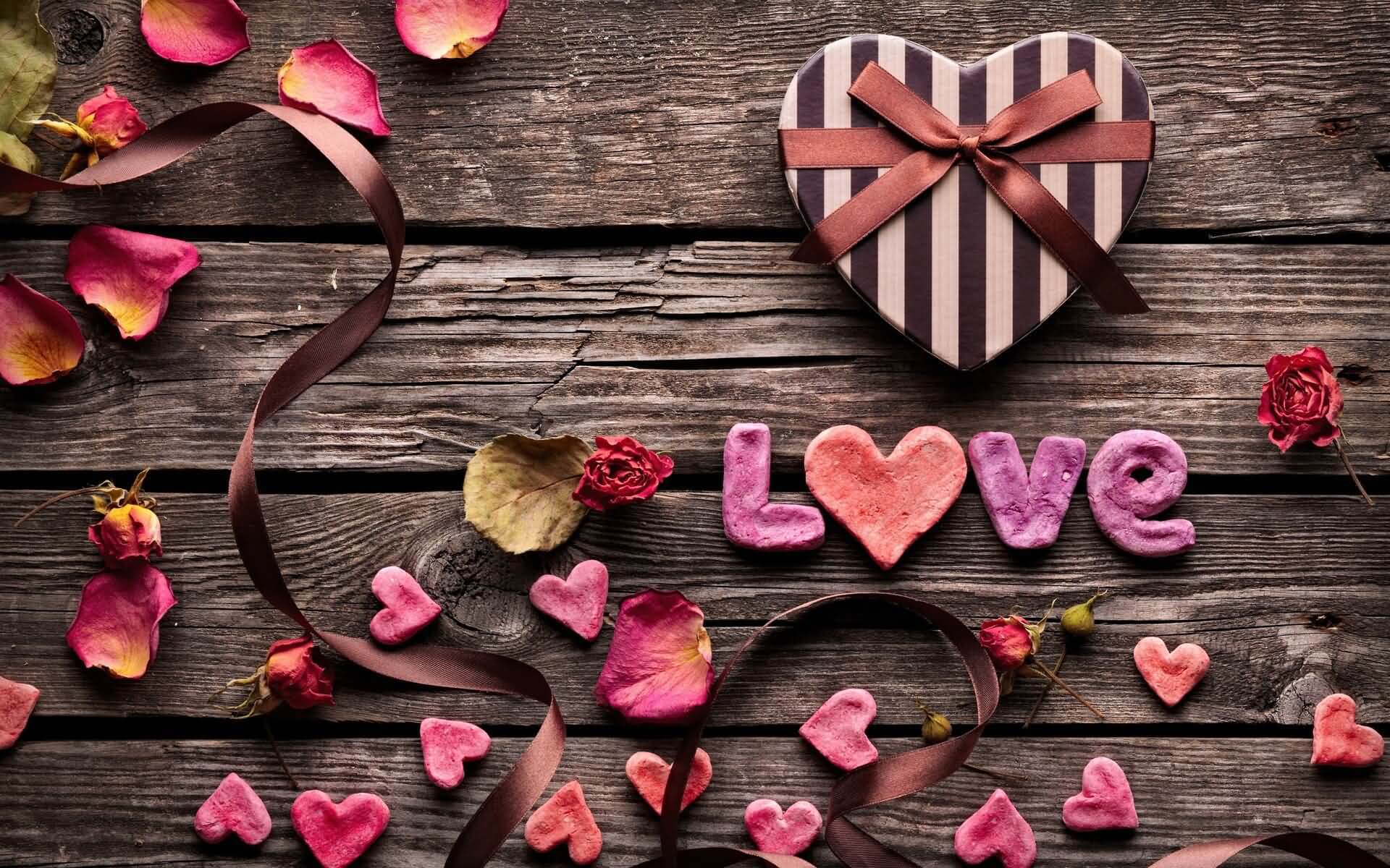 Happy Chocolate Day heart shape choco with love from love of your life