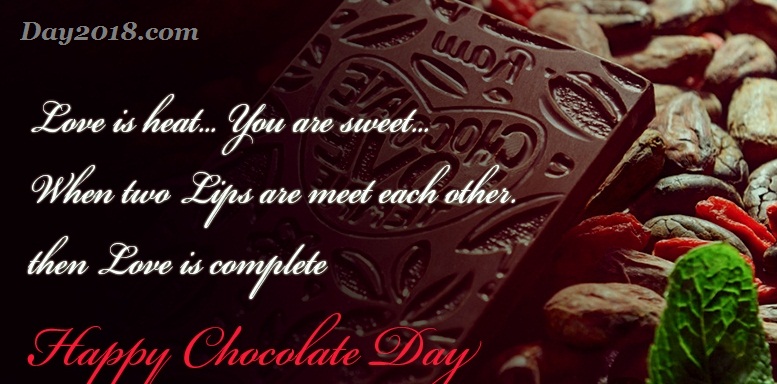 Happy Chocolate Day true lines message for special one