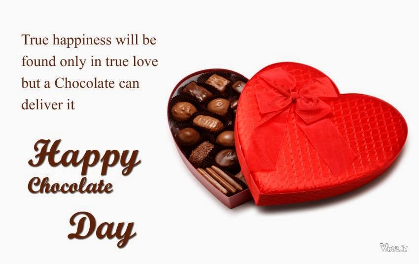 Happy Chocolate Day wonderful quote for lovely wife from husband