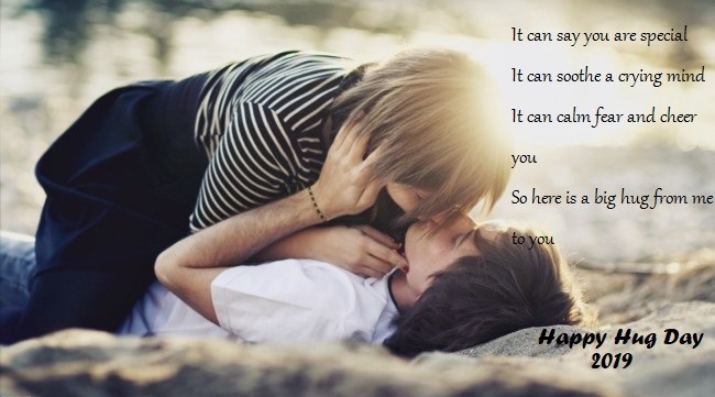 Happy Hug Day Romantic poem for dear love