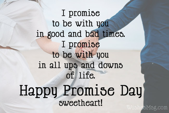 Happy Promise Day amazing messages for your lovely sweetheart