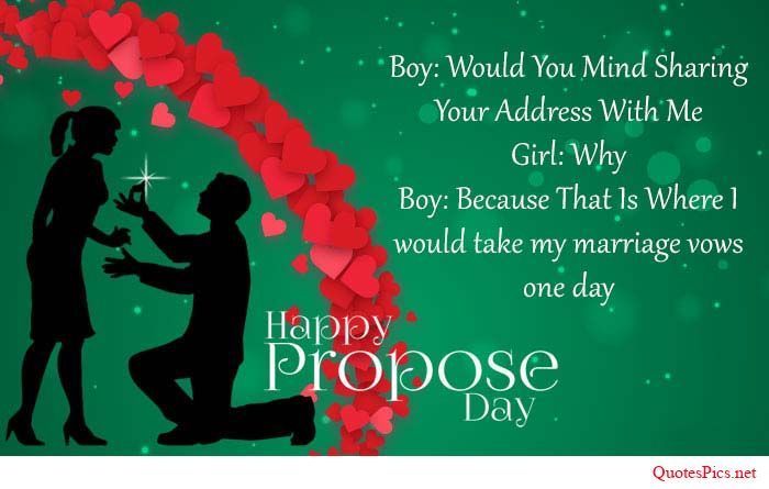 Happy Propose day amazing quote for your dear love