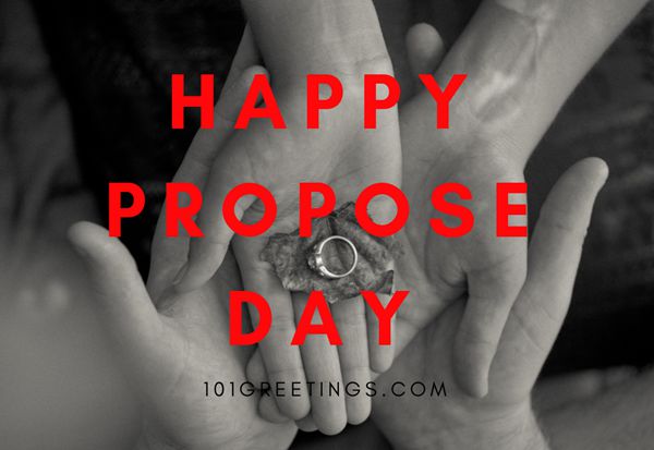 Happy Propose day best greeting with ring for you my love