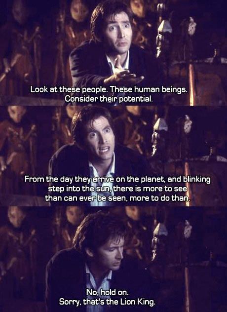 Look At These People These Doctor Who TV Show Quotes