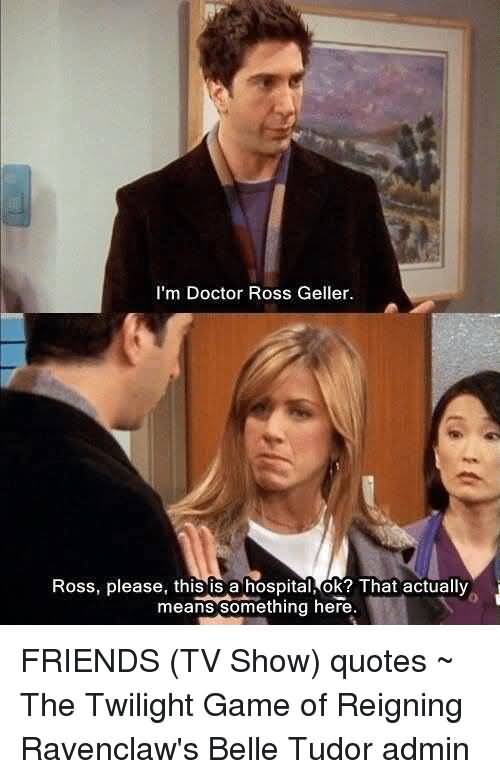 Ross Please This Is Doctor Who TV Show Quotes