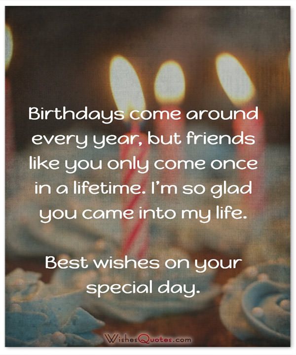 Birthday come around every year, Best wishes on your special day quote