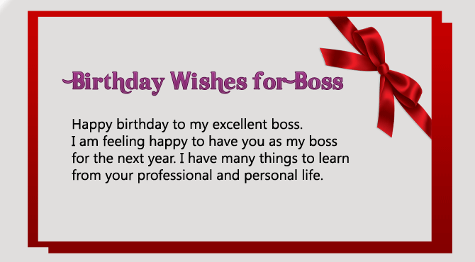 Happy Birthday Boss best wishes greetings