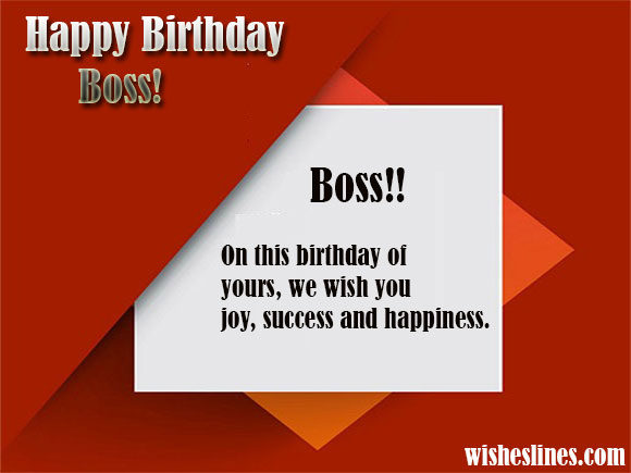 20+ Happy Birthday Wishes Images To A Boss - Preet Kamal