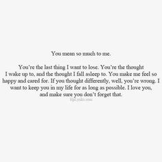 You Mean So Much To Me Mcm Quotes