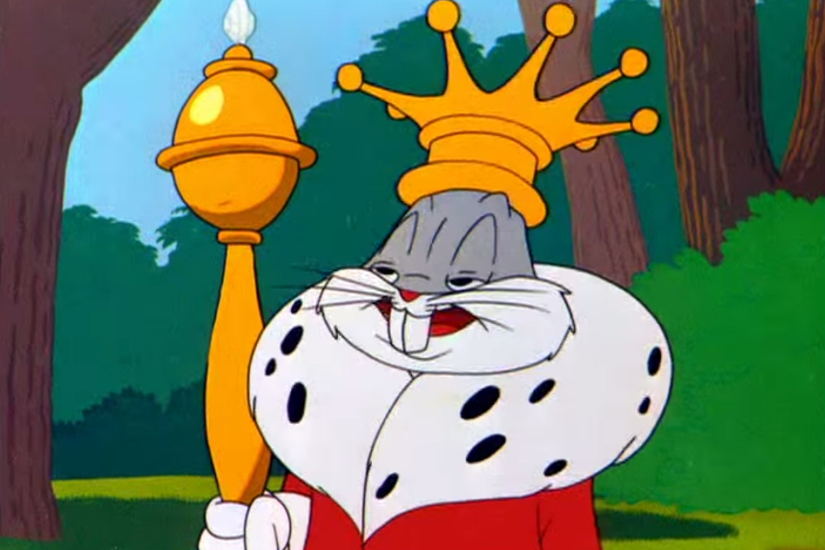 Bugs Bunny As A King