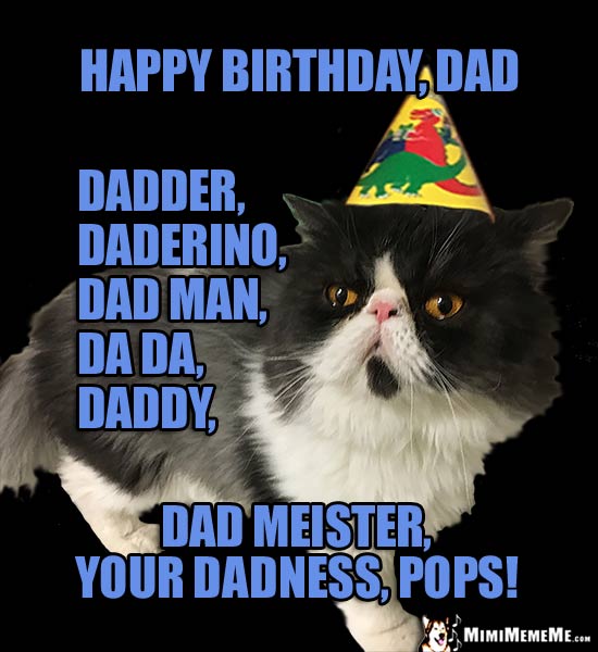 Dadder Daderino Dad Man Happy Birthday Dad Meme