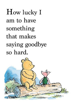 How Lucky I Am To Winnie The Pooh Quotes